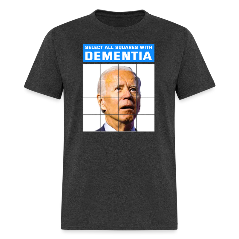 Biden Dementia T-Shirt - heather black
