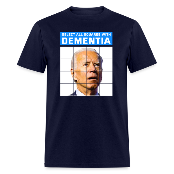 Biden Dementia T-Shirt - navy