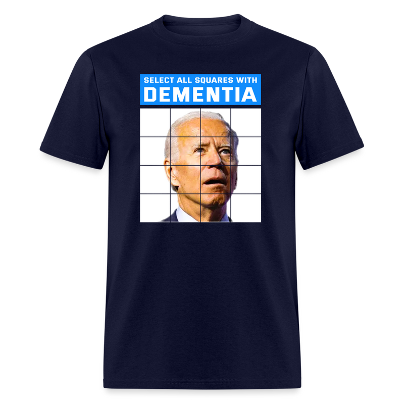 Biden Dementia T-Shirt - navy
