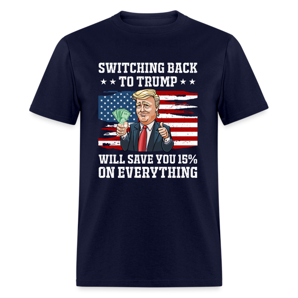 Switching Back To Trump T-Shirt - navy