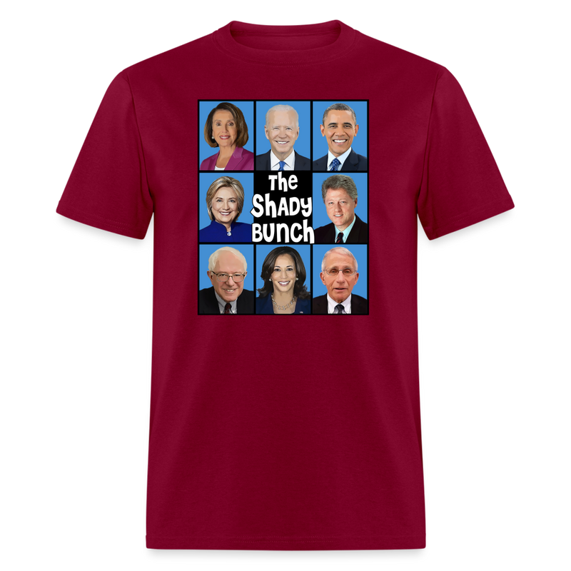 The Shady Bunch T-Shirt - burgundy