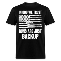 In God We Trust T Shirt - black