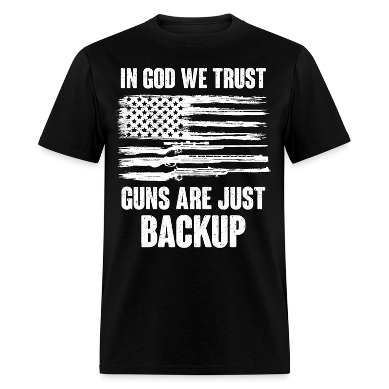 In God We Trust T Shirt - black