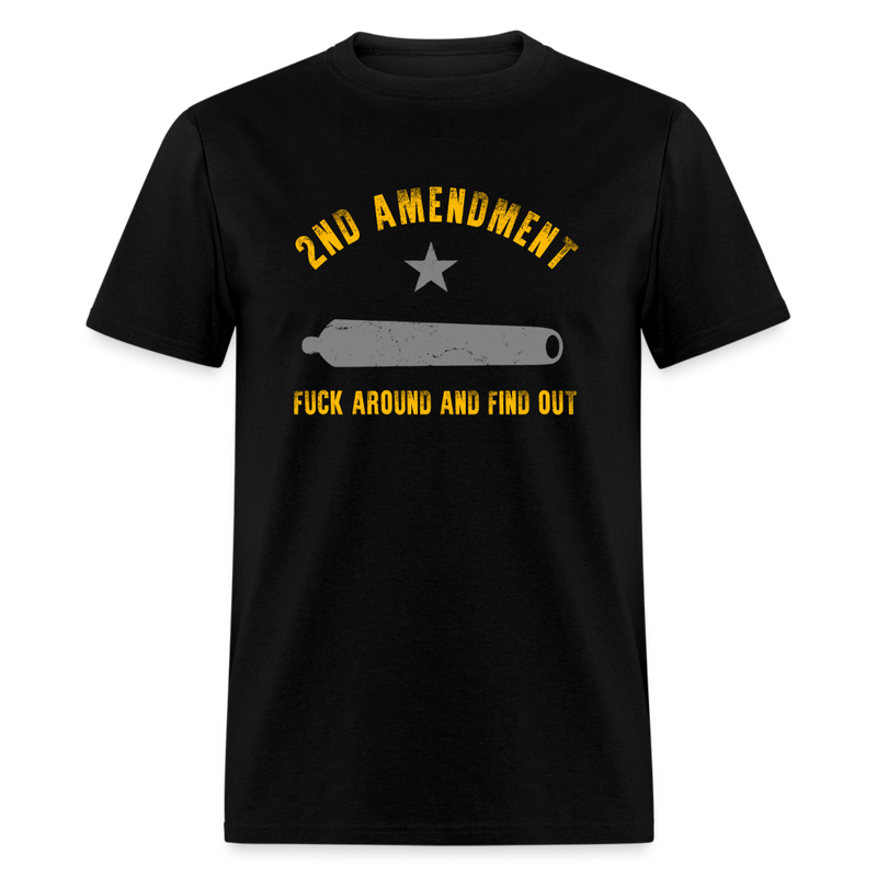 2nd Amendment Fuck Around and Find Out T-Shirt - black