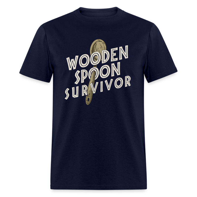 Wooden Spoon Survivor T-Shirt - navy