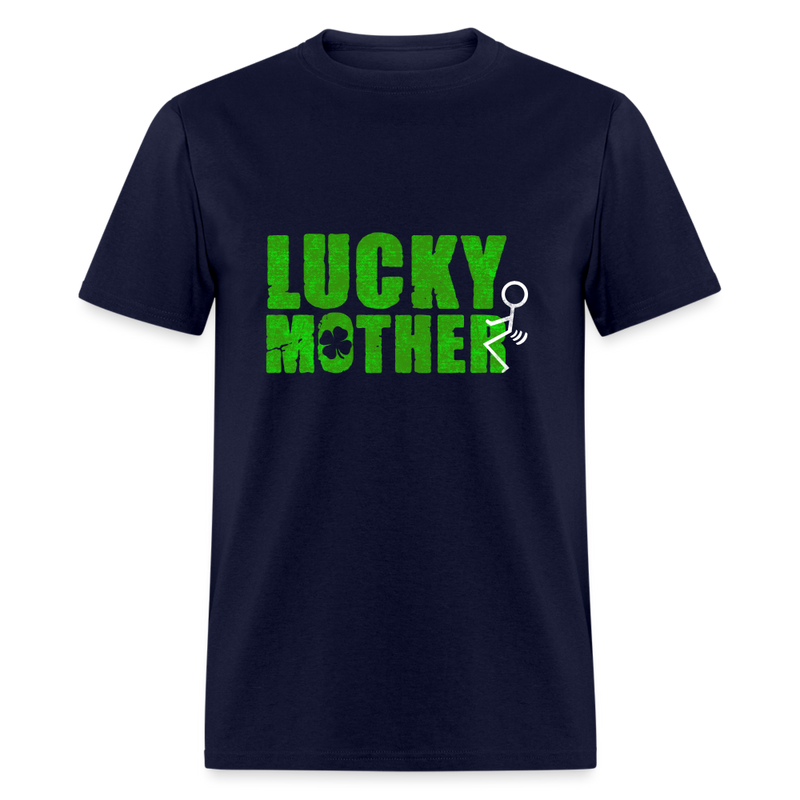 Lucky Mother F-er T-Shirt - navy