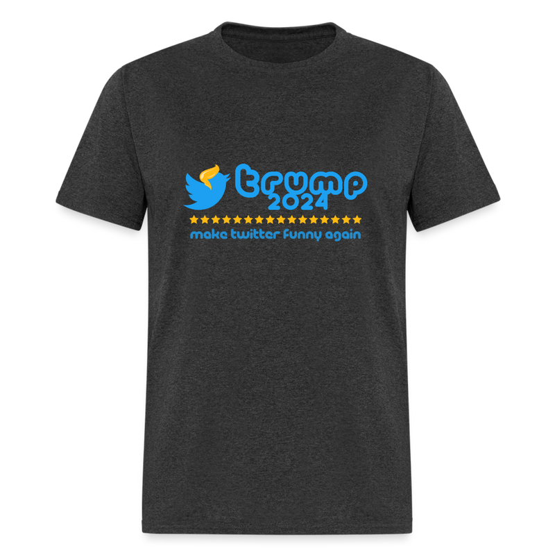 Make Twitter Funny Again T-Shirt - heather black
