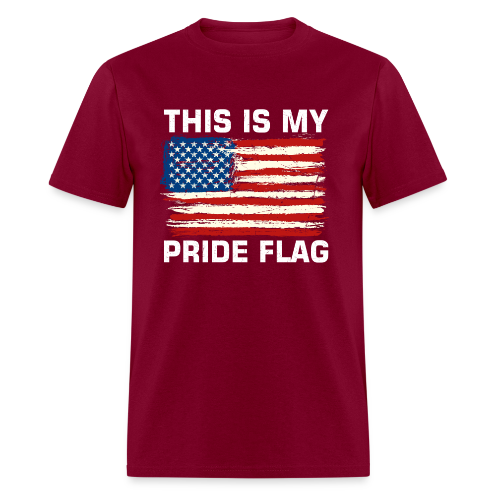 This is My Pride Flag T-Shirt - burgundy