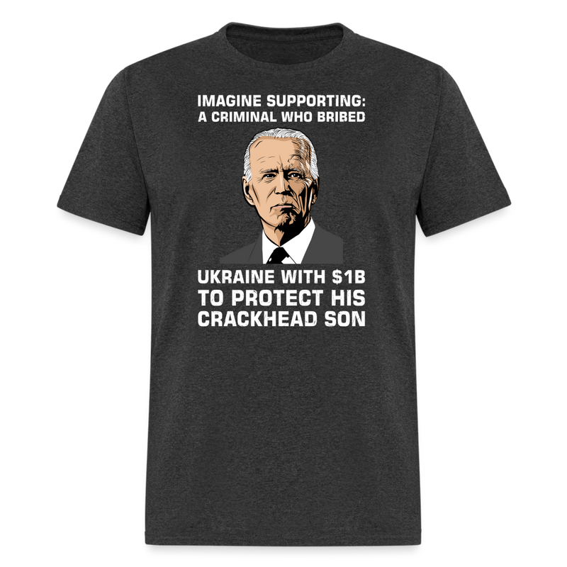 A Criminal Bribed Ukraine T-Shirt - heather black