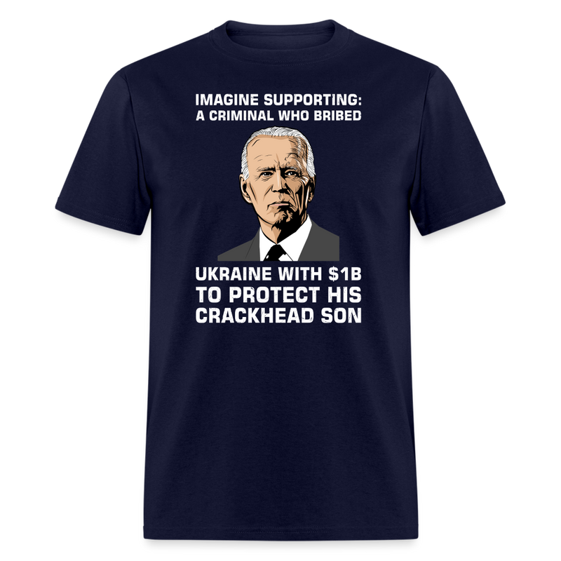 A Criminal Bribed Ukraine T-Shirt - navy