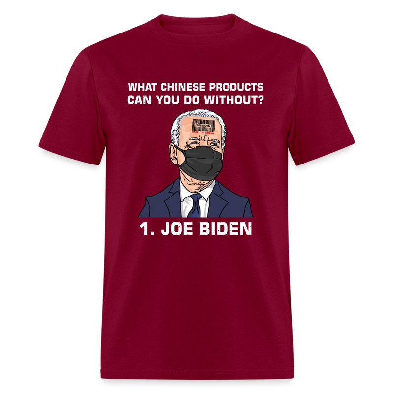 What Chinese Products Can You Do Without T-Shirt - burgundy