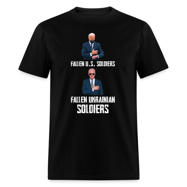 Fallen U.S. Soldiers T-Shirt - black