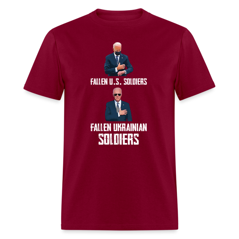 Fallen U.S. Soldiers T-Shirt - burgundy