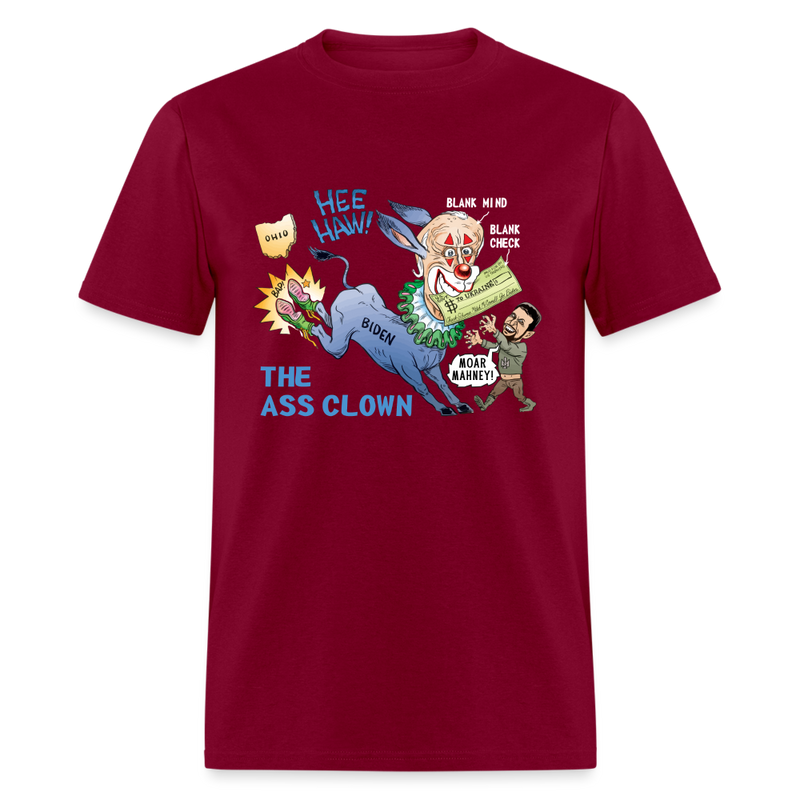 The Ass Clown T-Shirt - burgundy