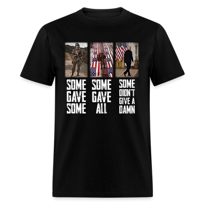 Some Don't Give a Damn T-Shirt - black