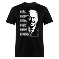 No Clue No Class No Dignity T-Shirt - black