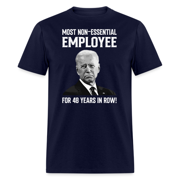 Most Non-Essential Employee T-Shirt - navy