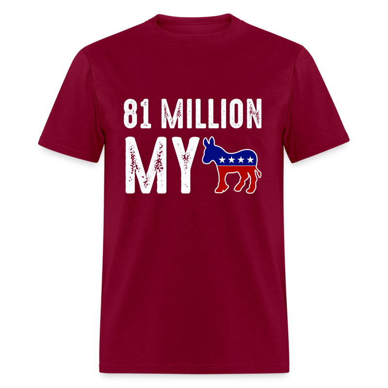 81 Million T-Shirt - burgundy