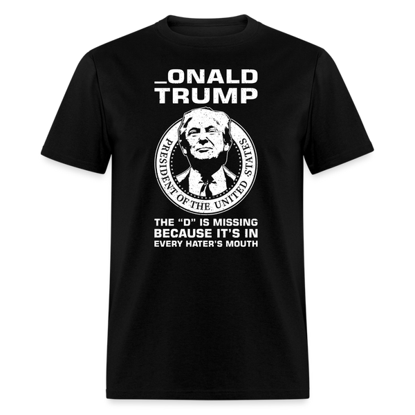 _onald Trump T-Shirt - black