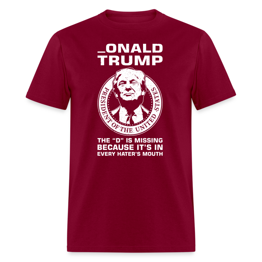 _onald Trump T-Shirt - burgundy