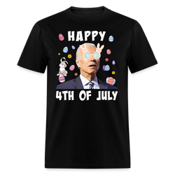 Happy 4th of July T-Shirt - black