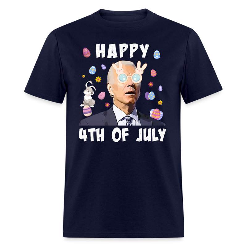 Happy 4th of July T-Shirt - navy