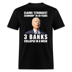 Strongest Economy in 40 Years T-Shirt - black