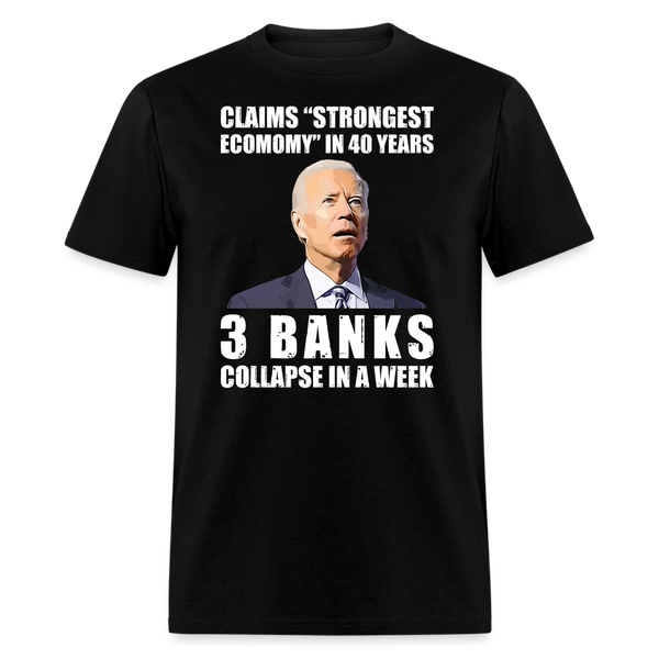 Strongest Economy in 40 Years T-Shirt - black