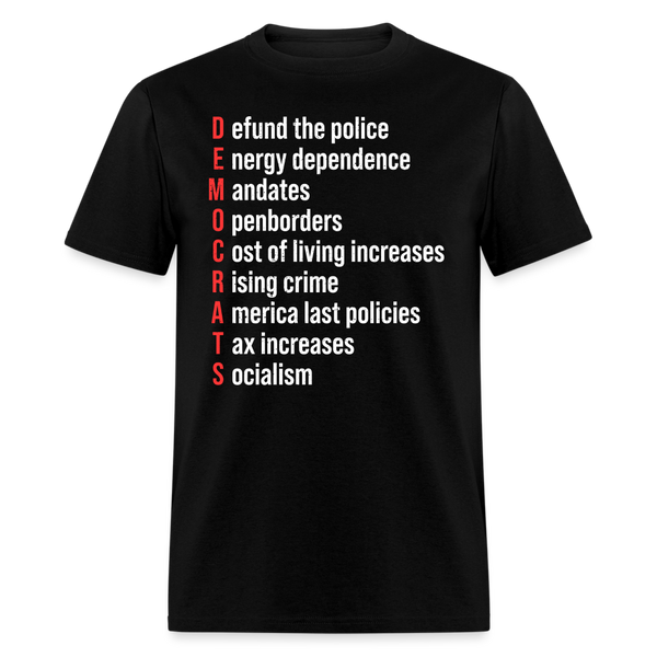 DEMOCRATS T-Shirt - black