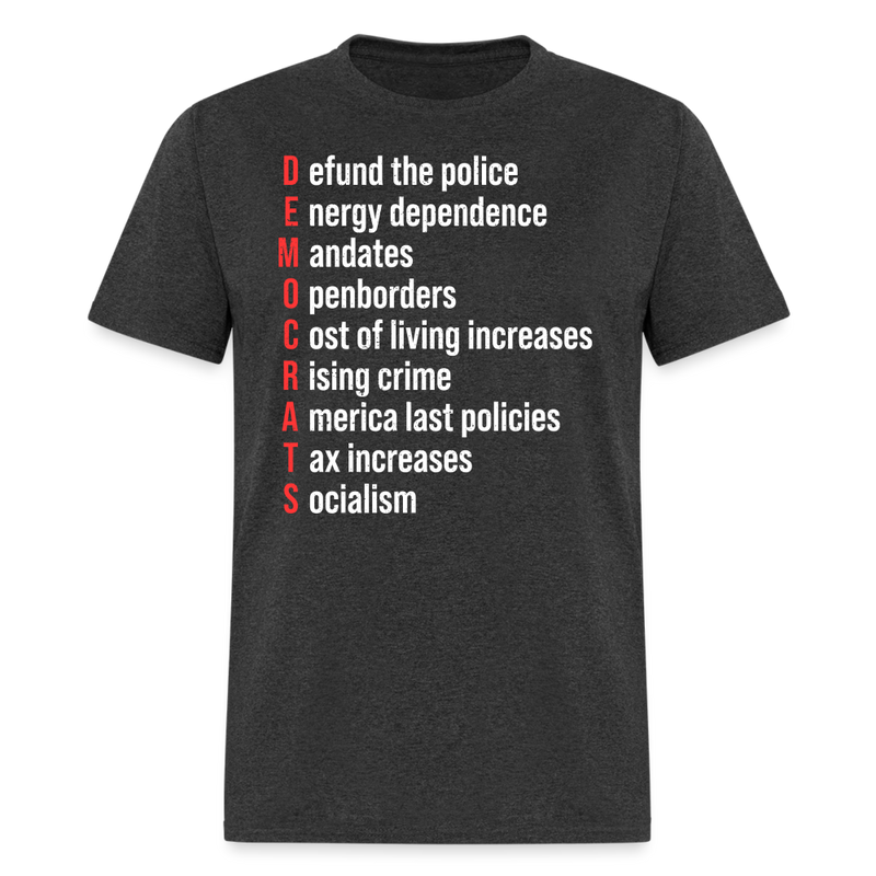DEMOCRATS T-Shirt - heather black