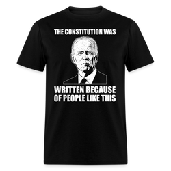 The Constitution Was Written T-Shirt - black